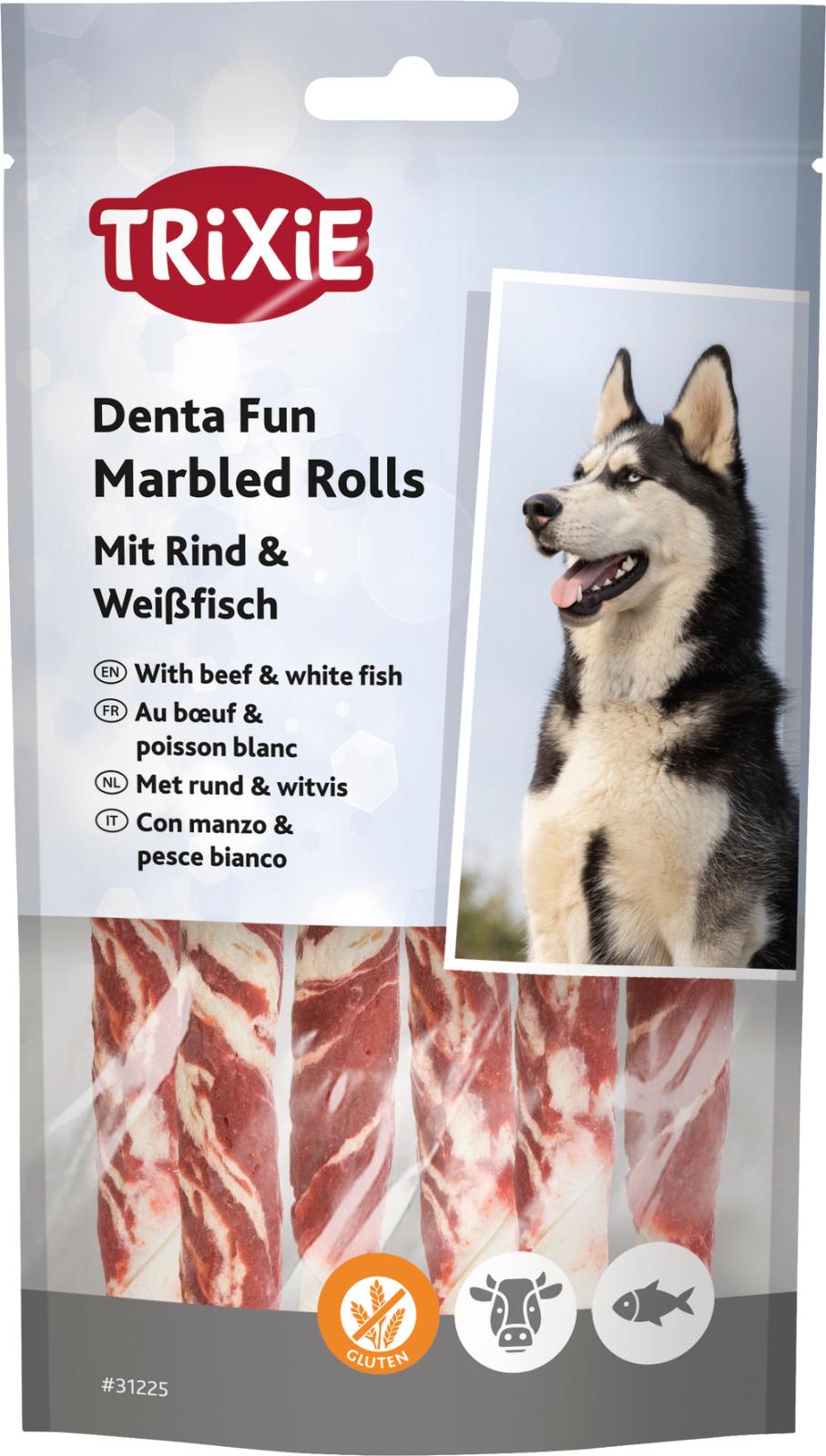 Denta Fun Marbled Beef Chewing Rolls