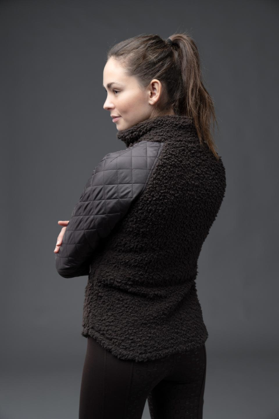 Equipage Lola mix zip jacke