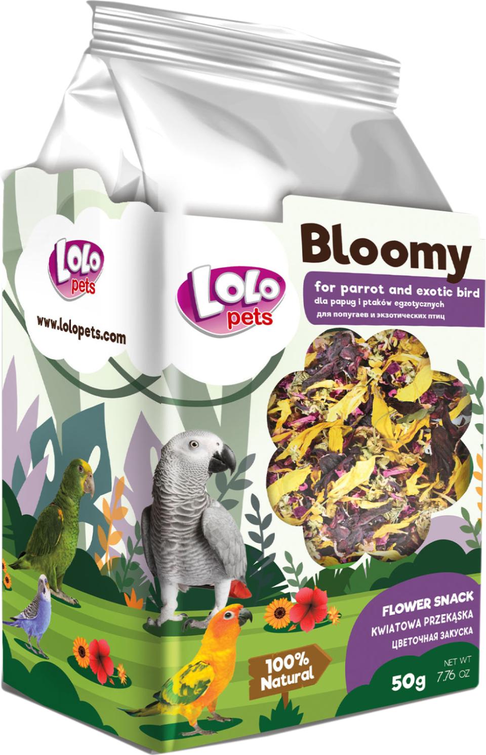 Bloomy Flower snack for parrots and exotic birds