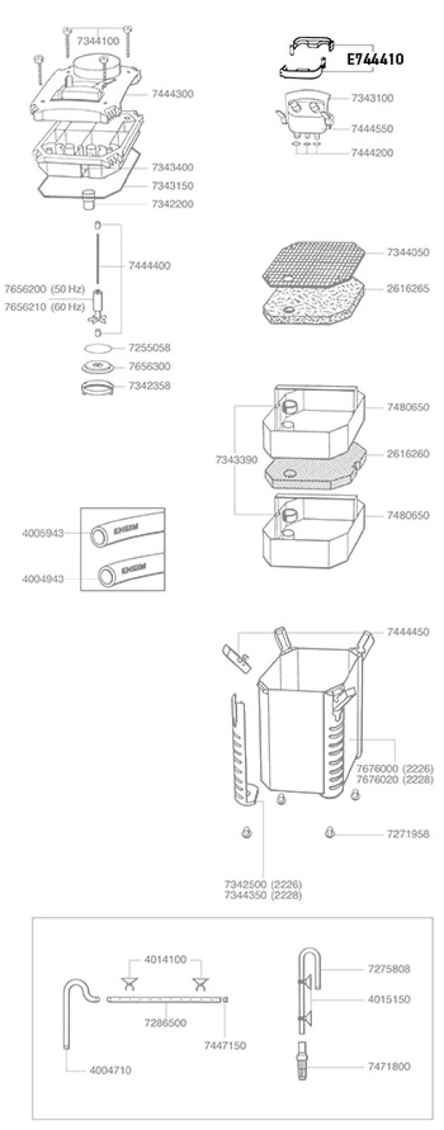 Slangeholder komplet