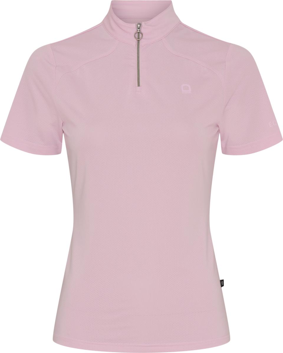 Equipage Hasty Half-zip short sleeve riding blouse