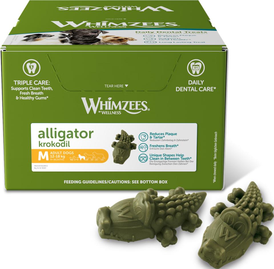 Whimzees Alligator Dental Stick M