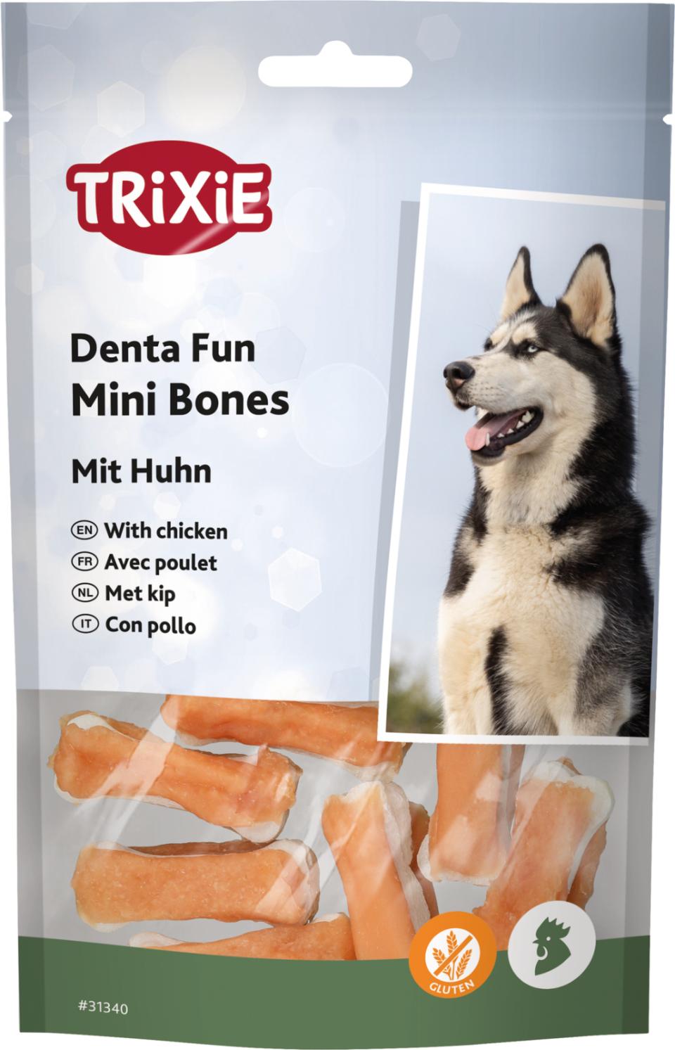 Denta Fun Chicken Chewing Bones, packaged