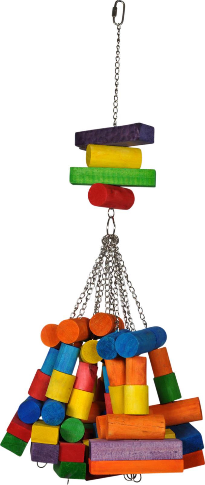 Vadigran Toy bird wood big cubes