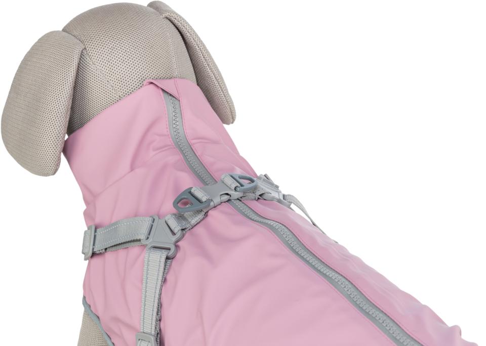 Trixie Pontis rain dog coat with harness