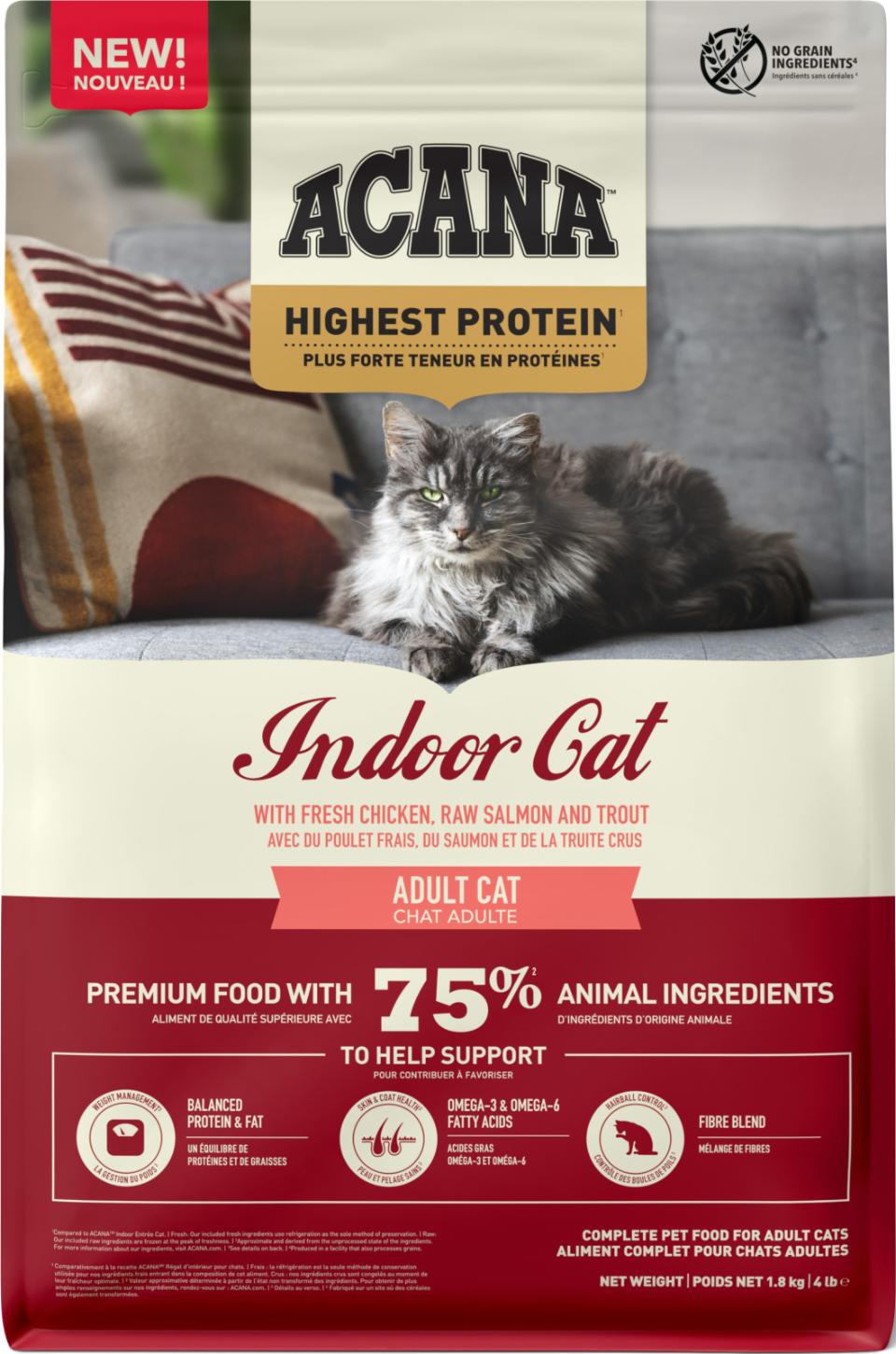 ACANA CAT Highest Protein Indoor (kyckling och lax)