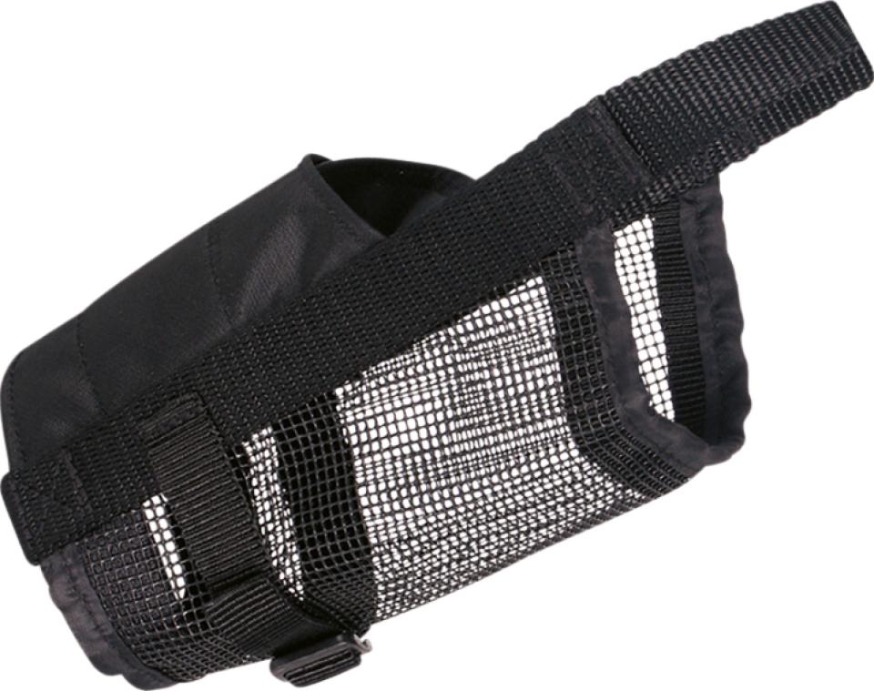 Muzzle with net insert