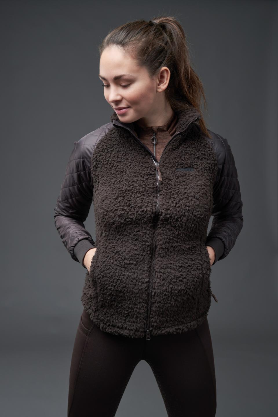 Equipage Lola mix zip jacke