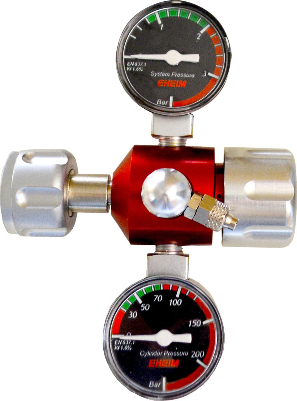 EHEIM CO2 tryk reduktion med manometer