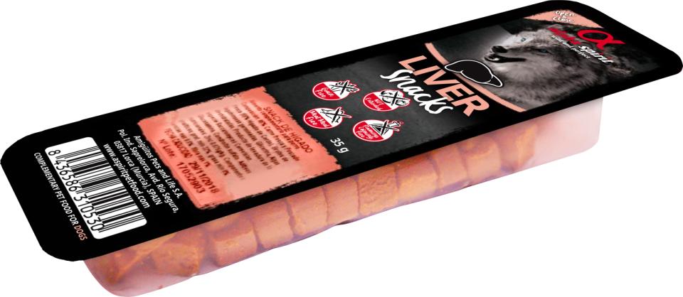 AlphaSpirit Liver Snack (svinelever)