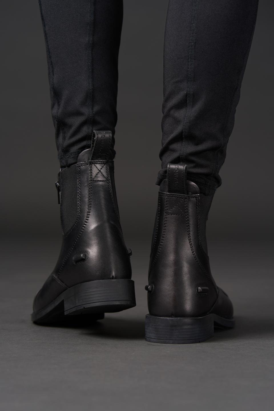 Equipage Hudson jodphur-stövel med dragkedja i sidan