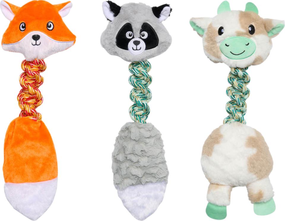 Companion plush bungee toy, assorted
