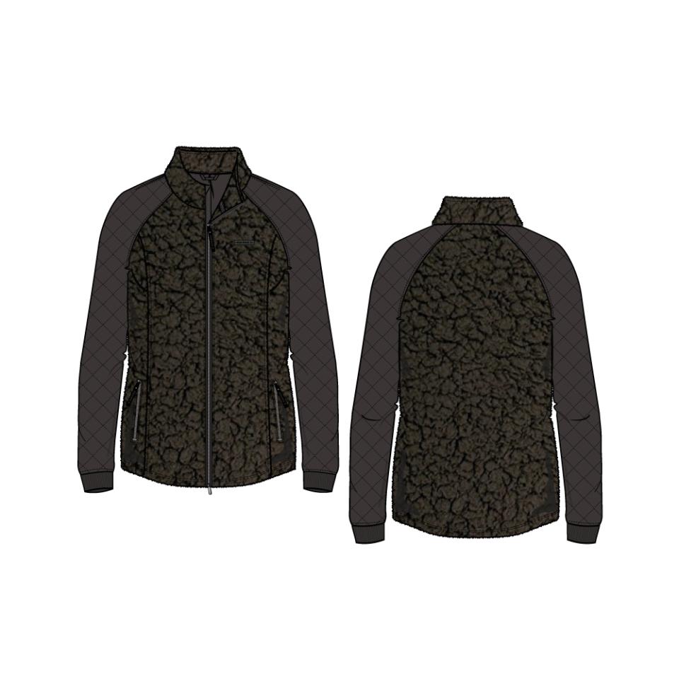 Equipage Lola mix zip jacke