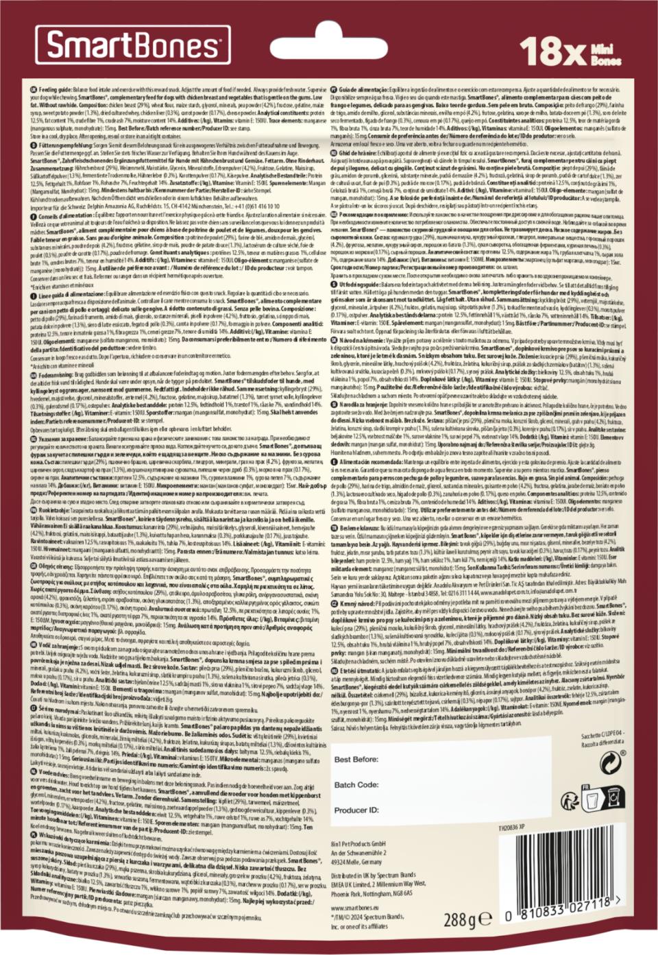 SmartBones Chicken Bones Mini