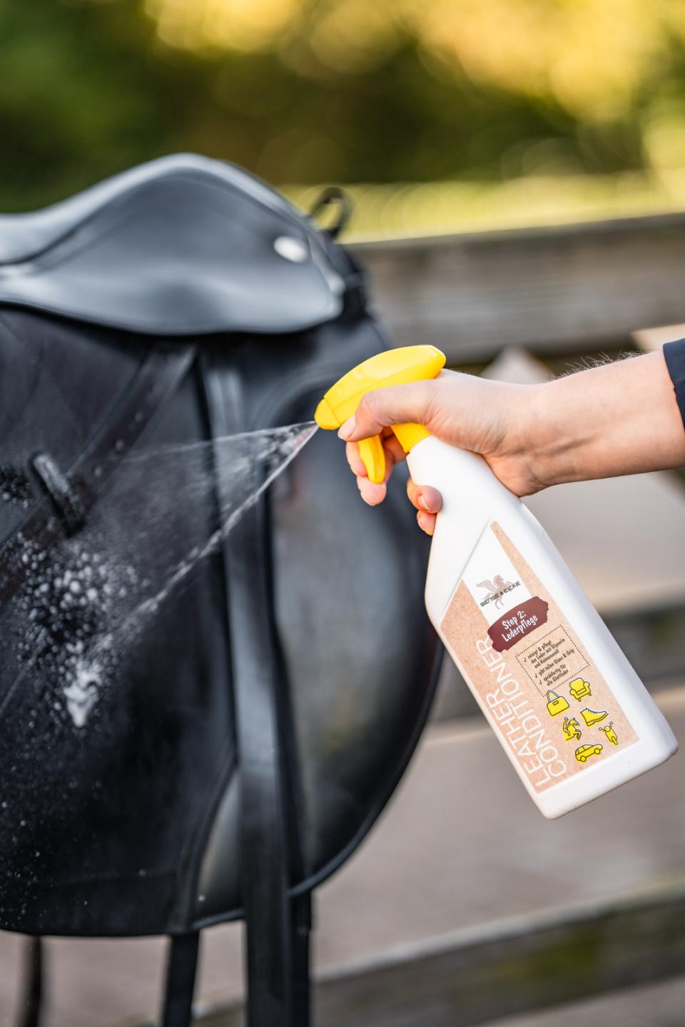 Bense & Eicke läderbalsam - steg 2