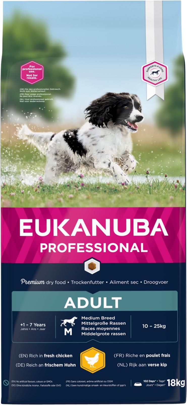 EUKANUBA PRO Adult Medium Breed chicken