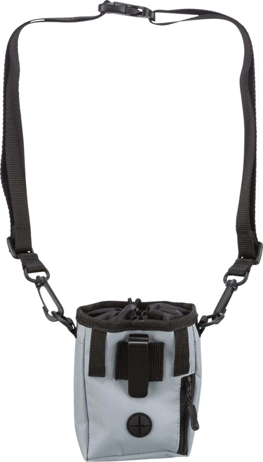 Treat bag, with shoulder strap