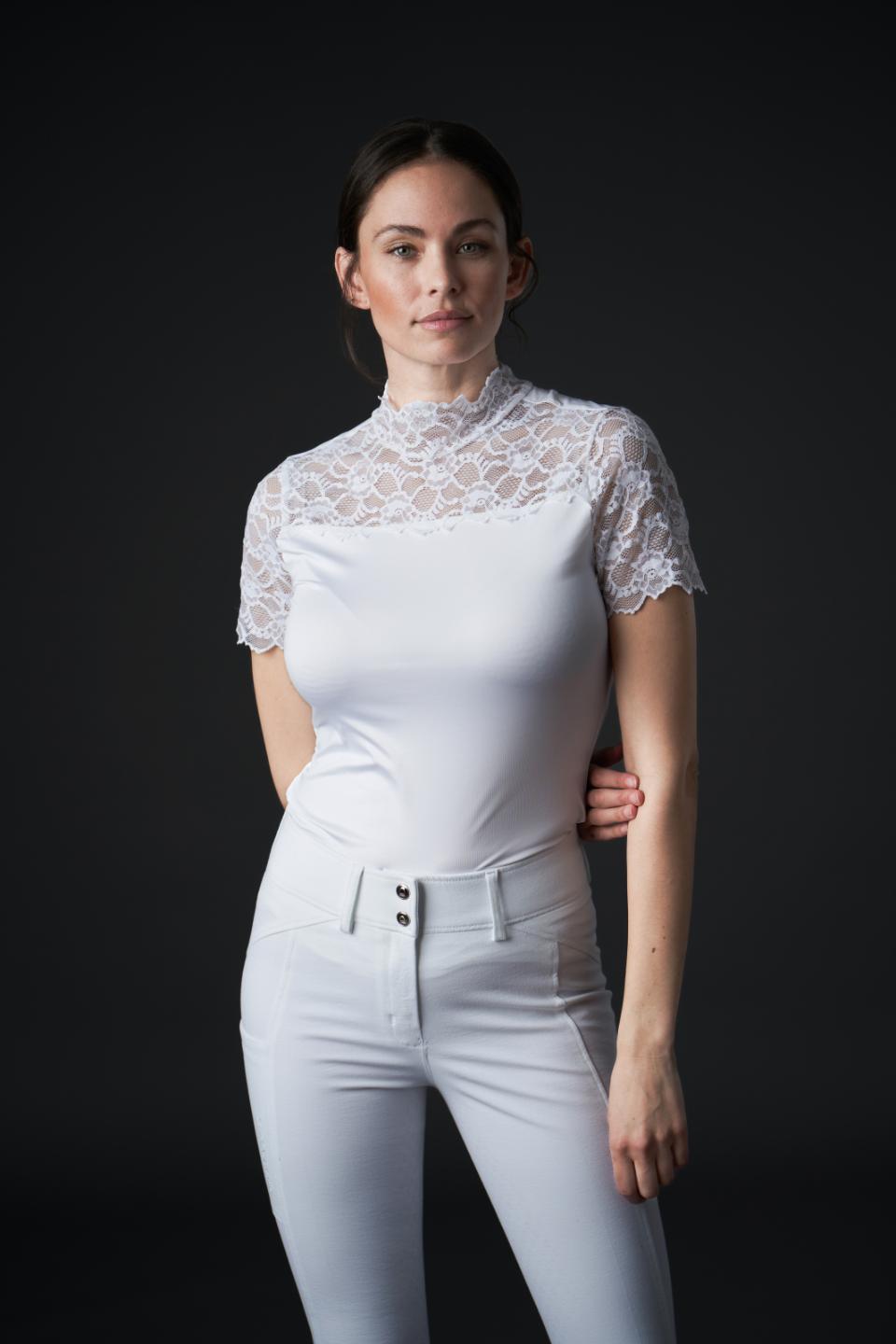 Equipage Malika kurzärmelige Showshirt