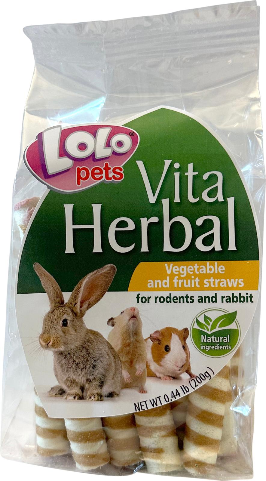 Bloomy Fruit and Vegetable tubes for rodents and rabbits