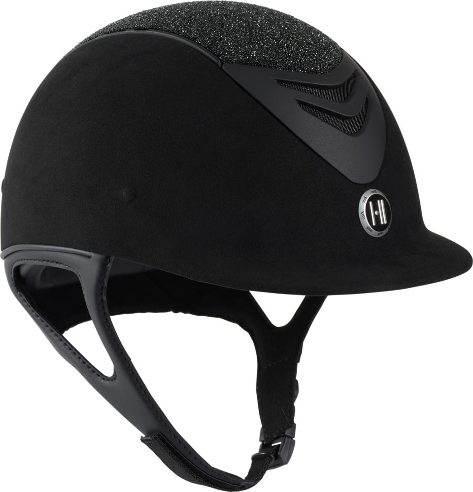 One K Defender Elegant ridhjälm - Chamude med glittertopp