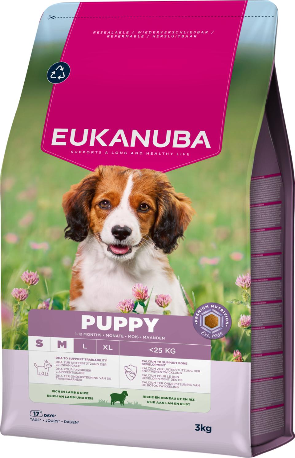 EUKANUBA Puppy Small/Medium Lamm & Ris