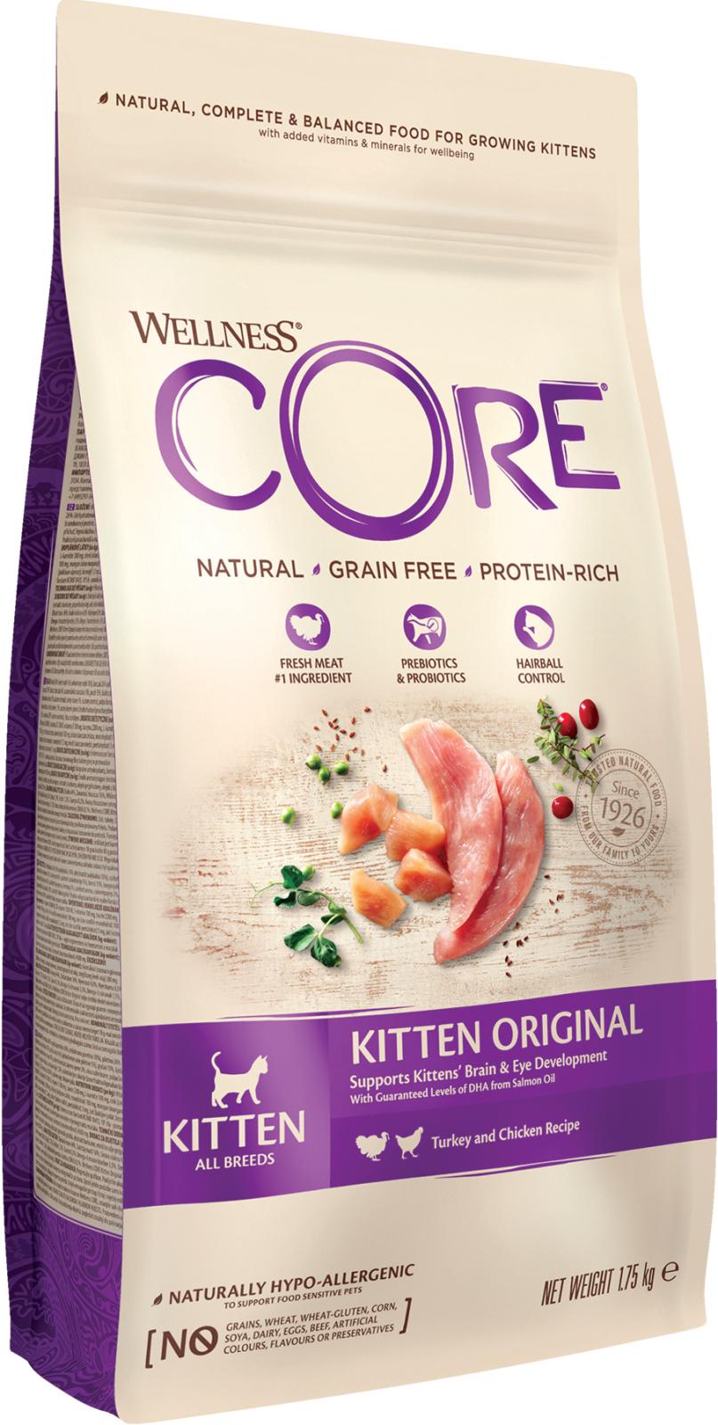 CORE Kitten Original, kalkun og kylling