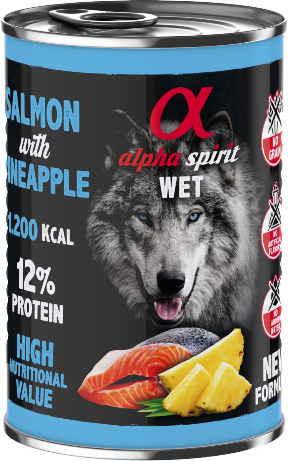 AlphaSpirit Salmon with pineapple 400 g