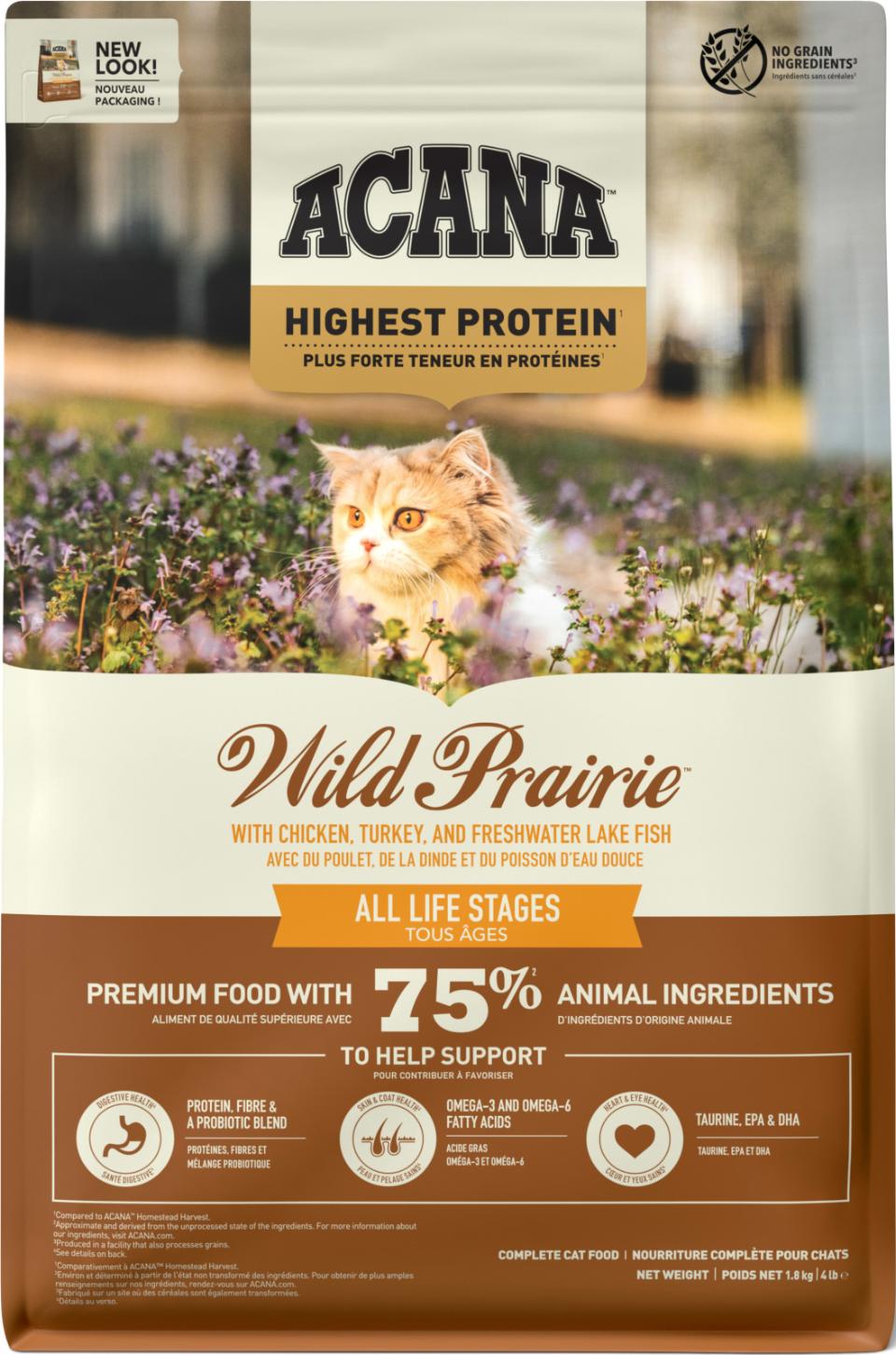 ACANA CAT Highest Protein Wild Prairie (chicken and turkey)