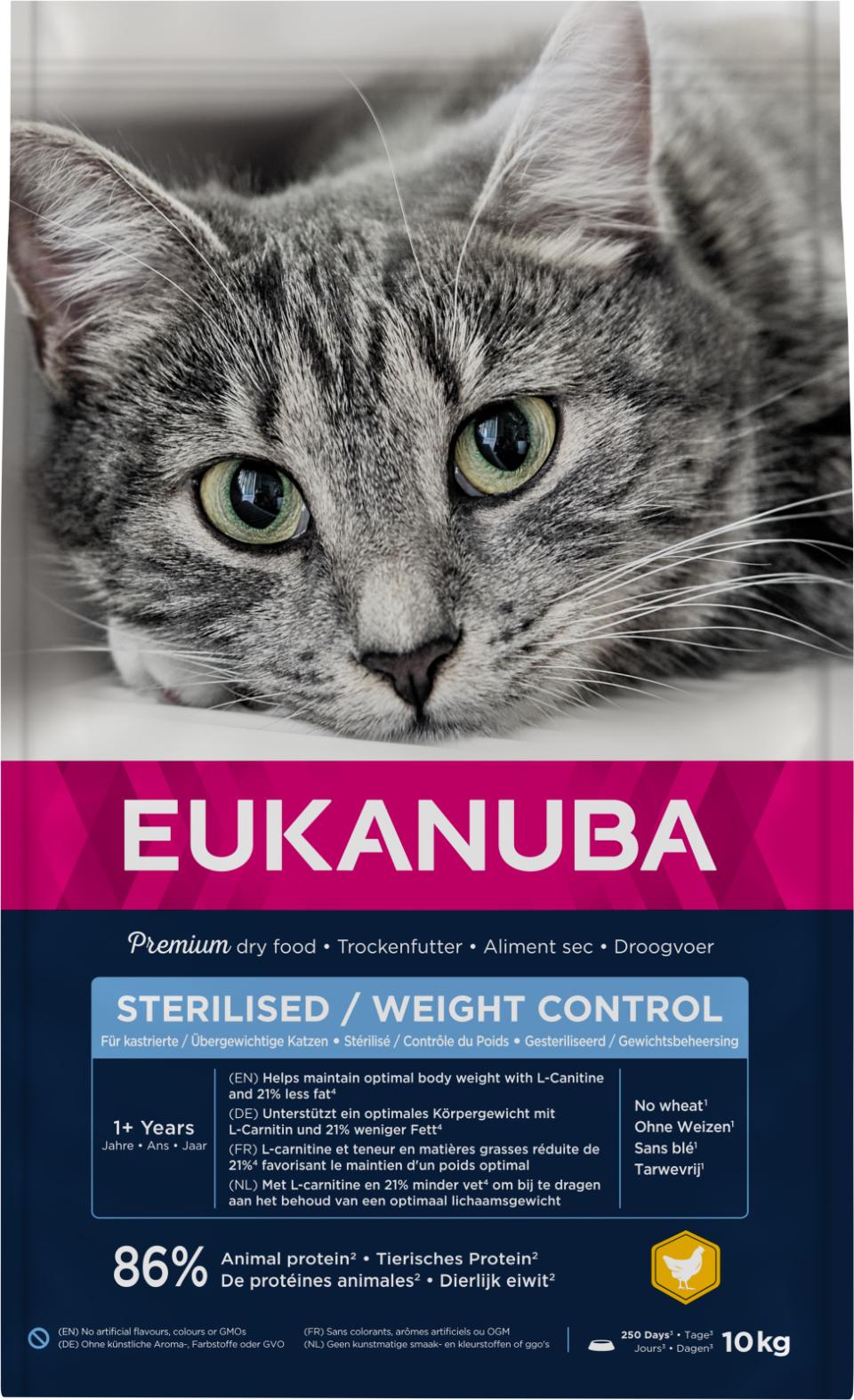 EUKANUBA CAT Adult Sterilisiert/Gewichtskontrolle