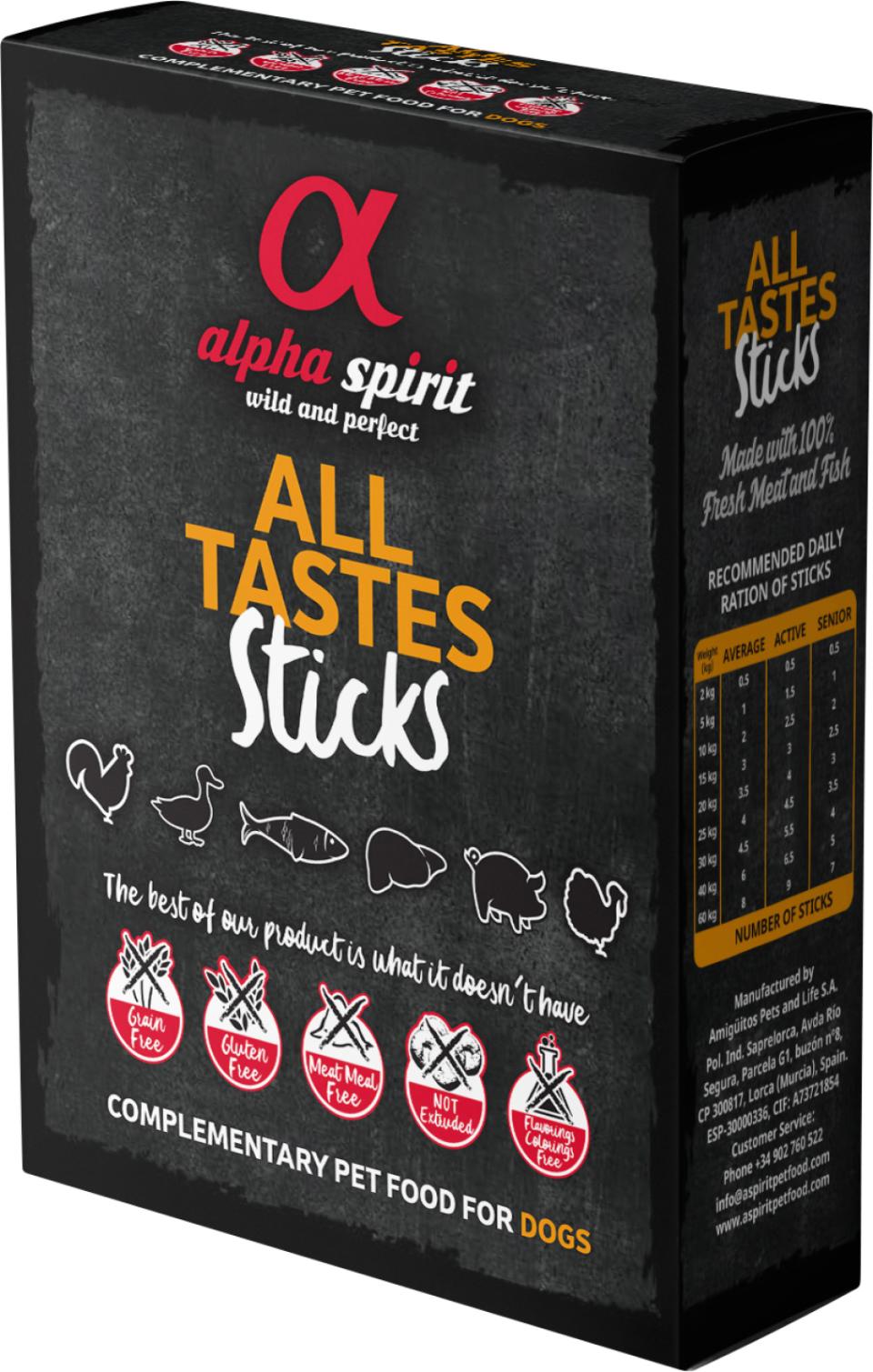 AlphaSpirit Sticks Alle 6 smagsvarianter