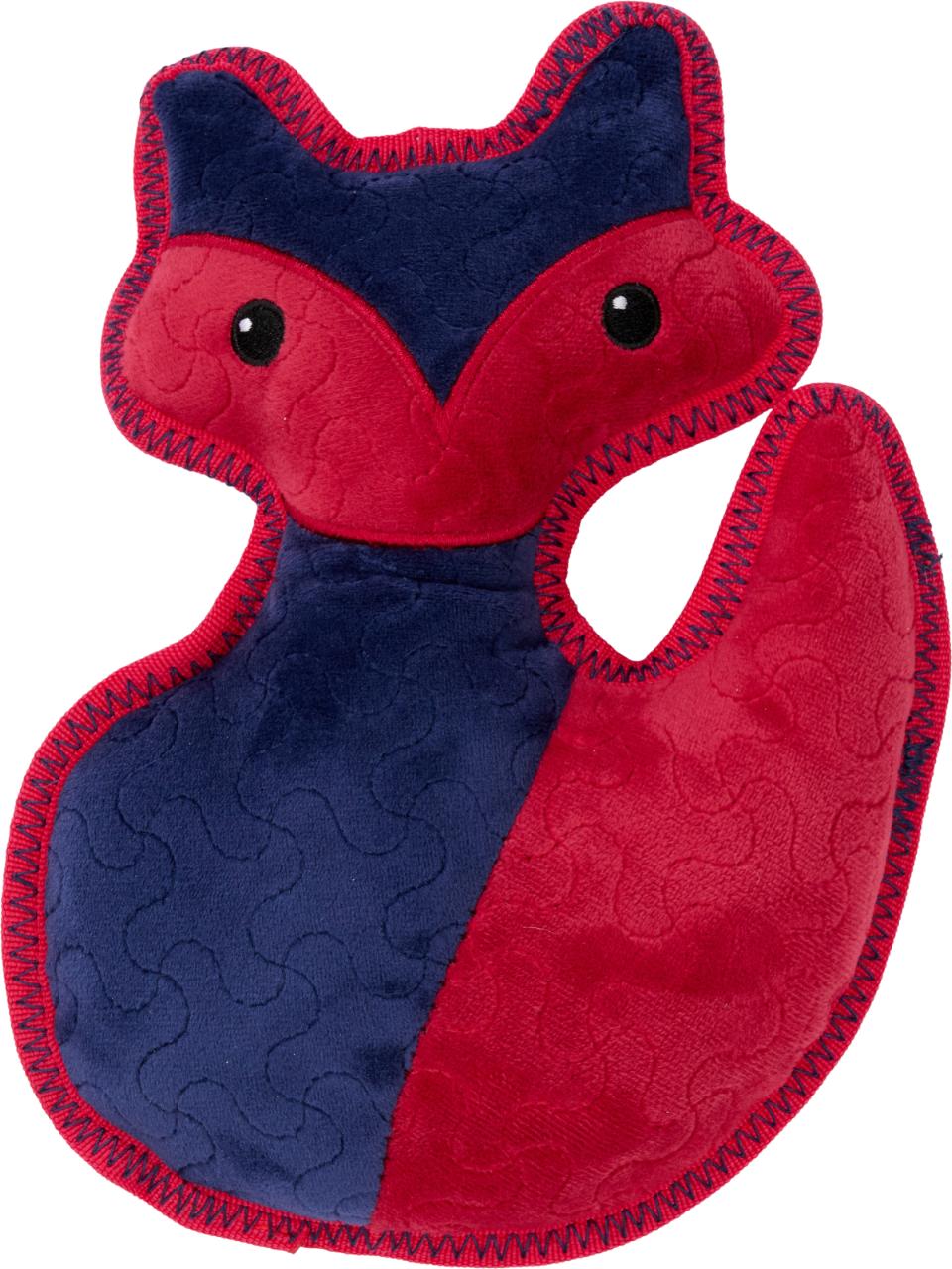 Companion dog plush toy in velvet, assorted