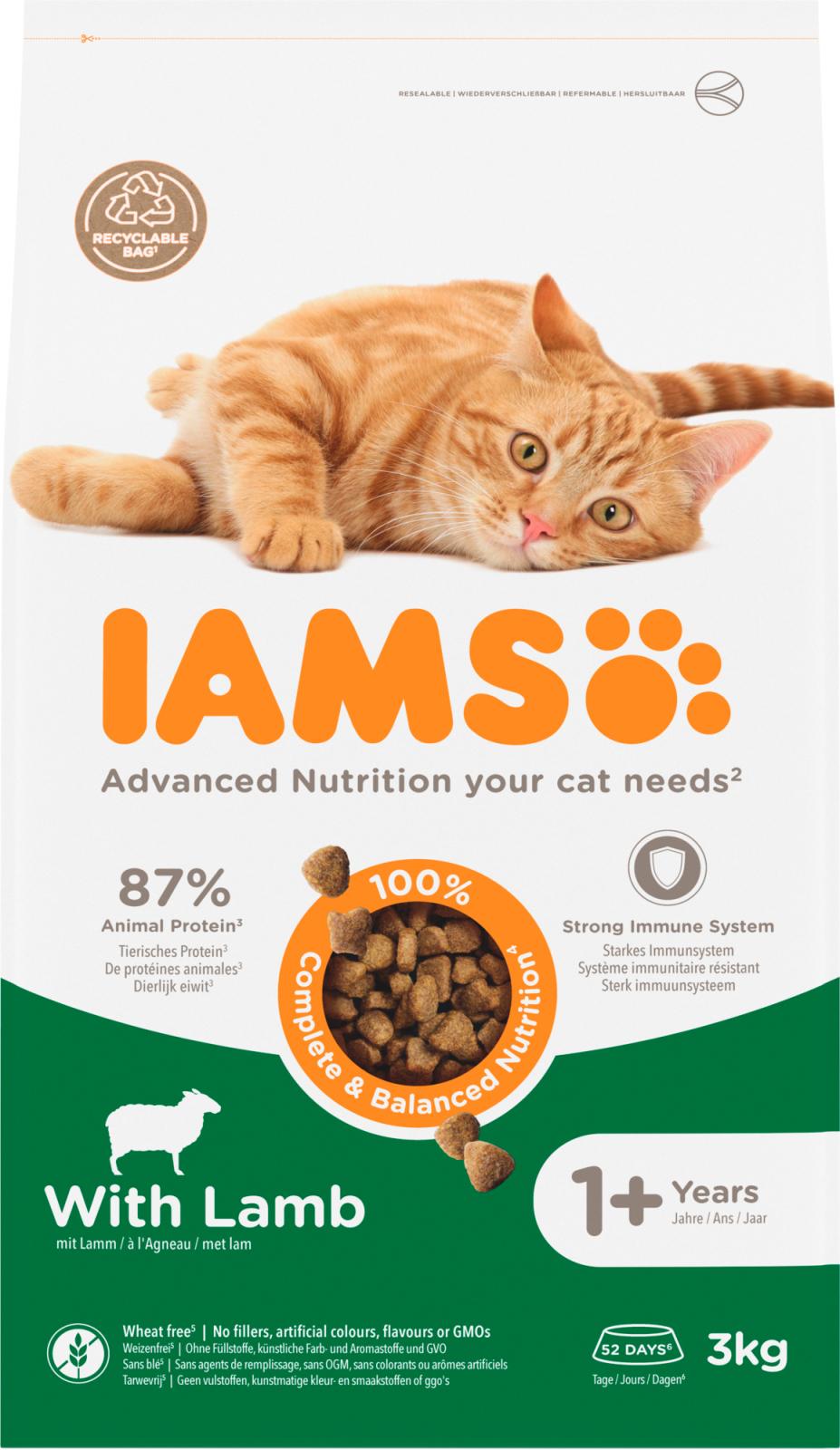 IAMS CAT Vitality Adult Lamb
