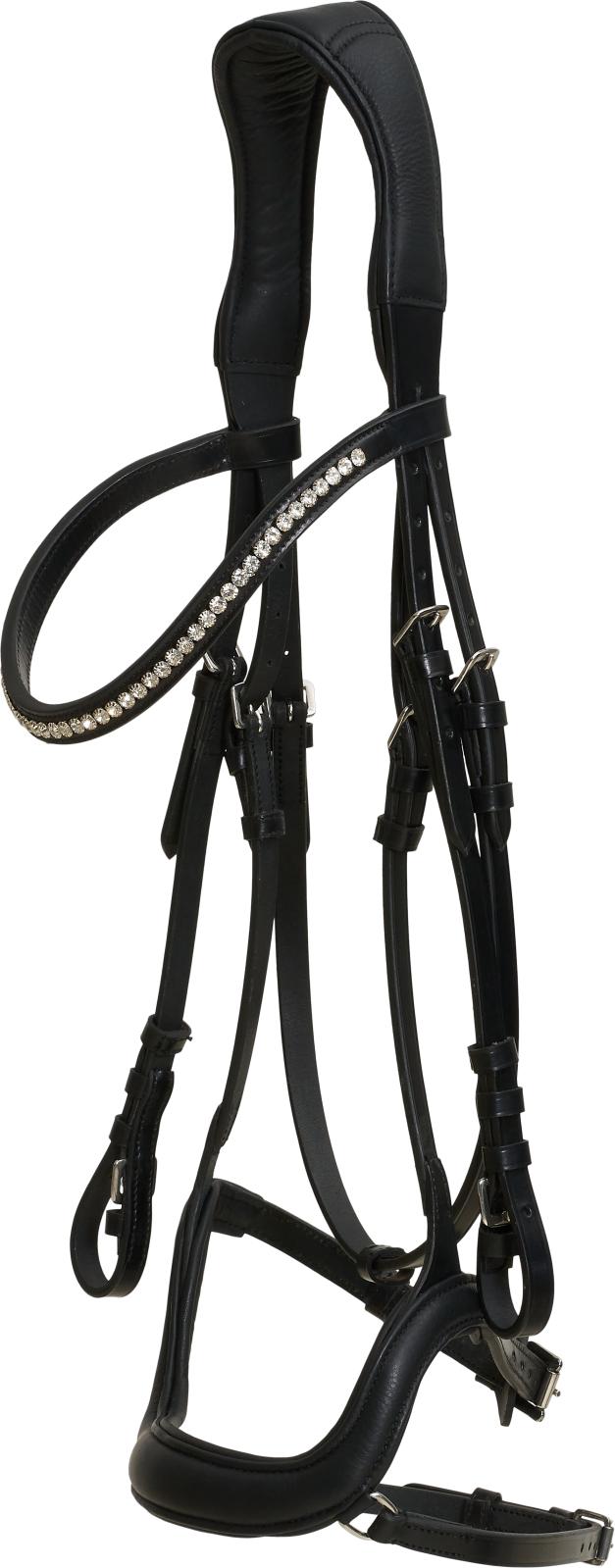 HorseGuard Level anatomic bridle without reins