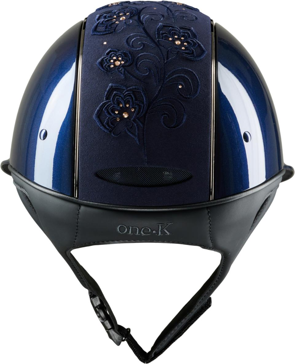 One K Avancé Reithelm – Besticktes Top, Chrompaspel