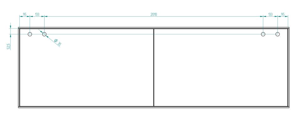 Akvastabil FUSION akvarie med møbel, 1250 liter