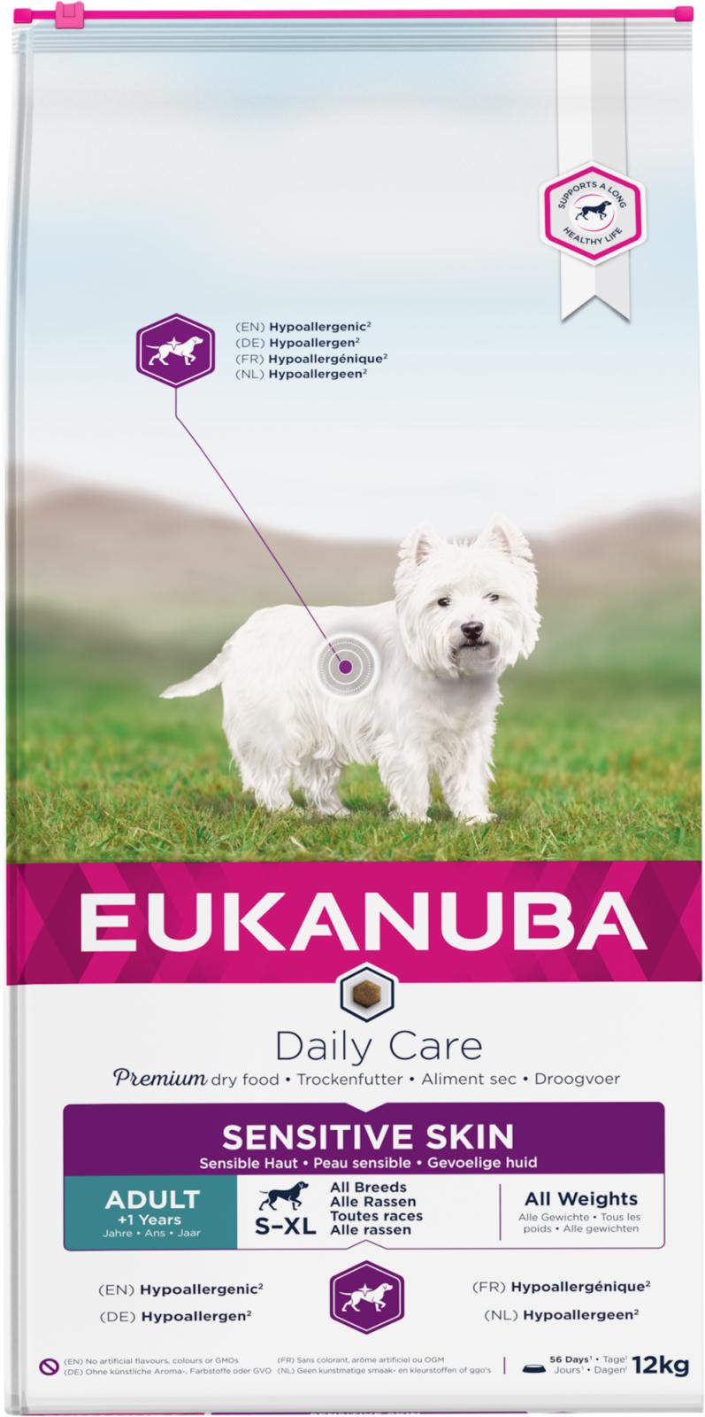 EUKANUBA DailyCare Adult All Breeds Sensitive Skin