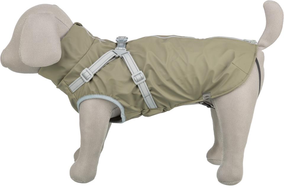 Trixie Pontis rain dog coat with harness