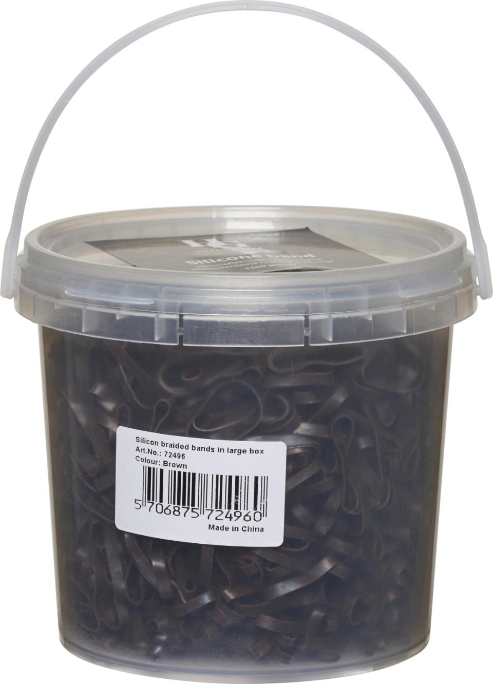 HorseGuard Silicone braiding bands, 1500 pcs/can