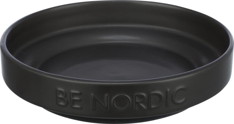 BE NORDIC bowl, flat, ceramic/rubber ring