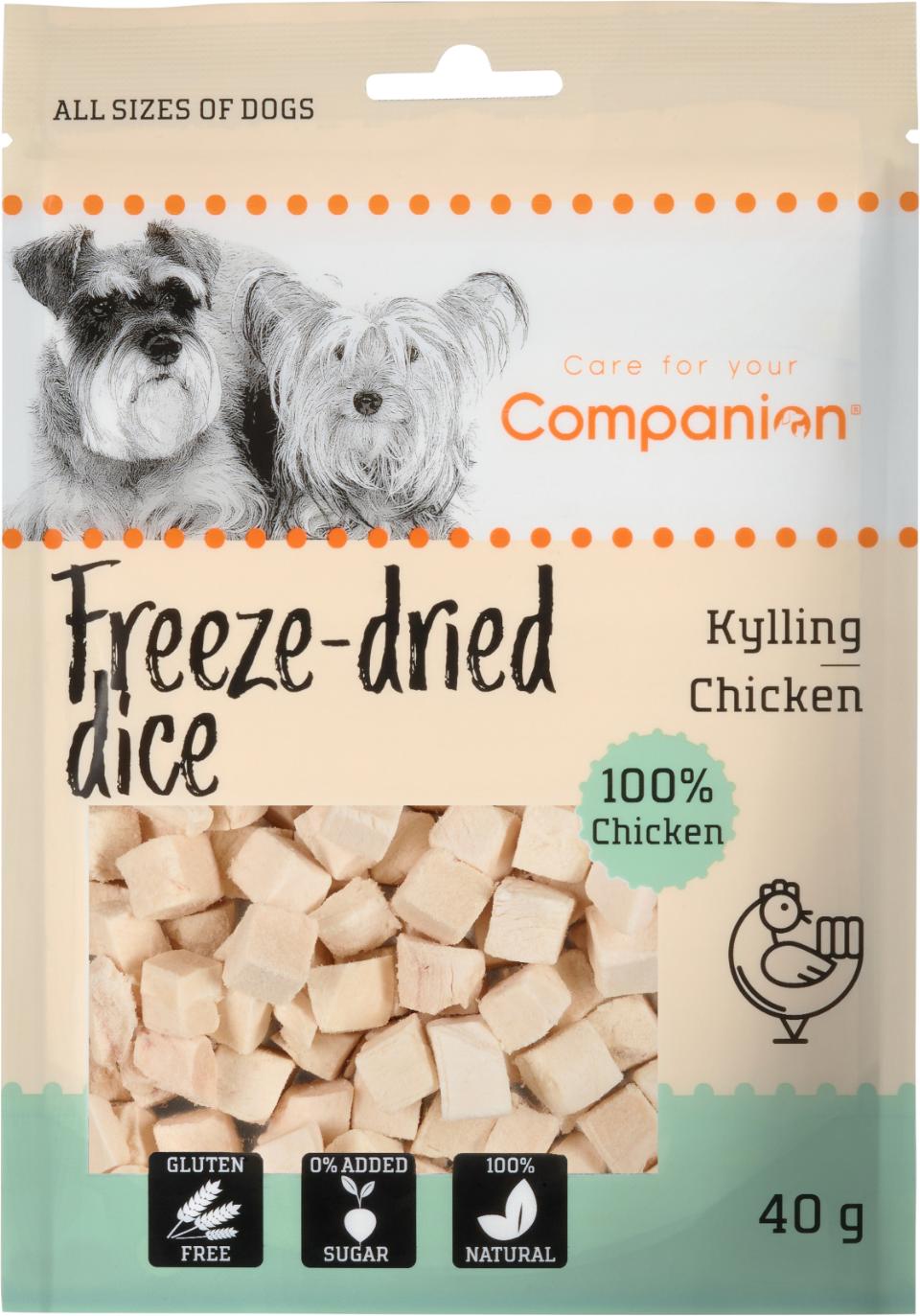 Companion Freeze-dried Dice - chicken