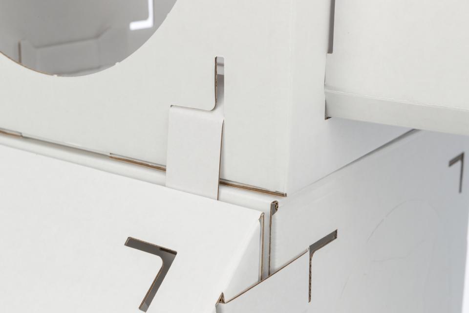 Finca Felice cat furniture, cardboard