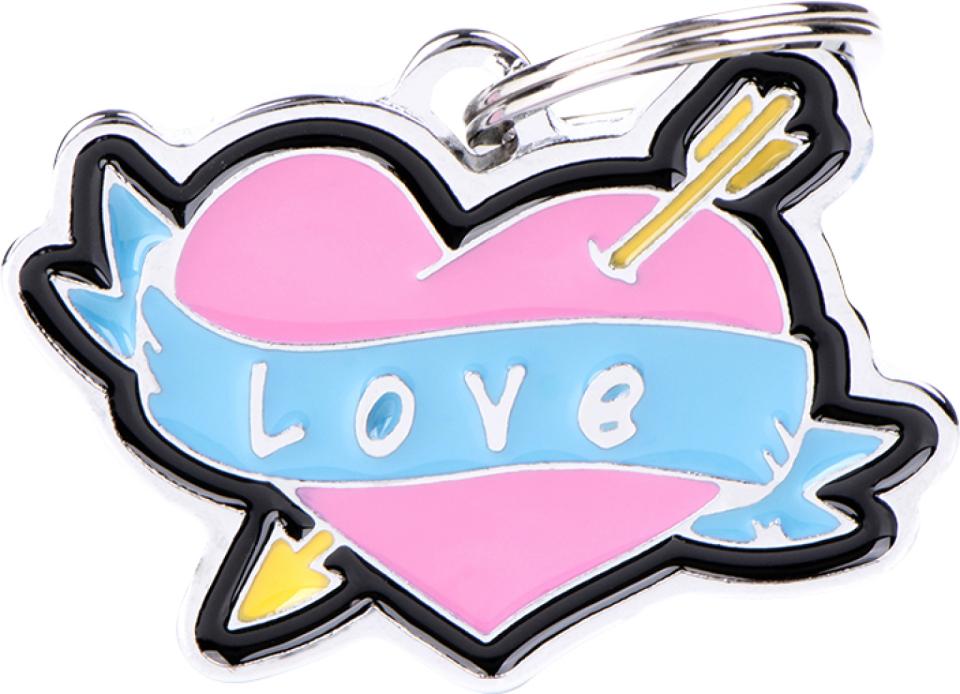 MyFamily Charms, hjerte med pil