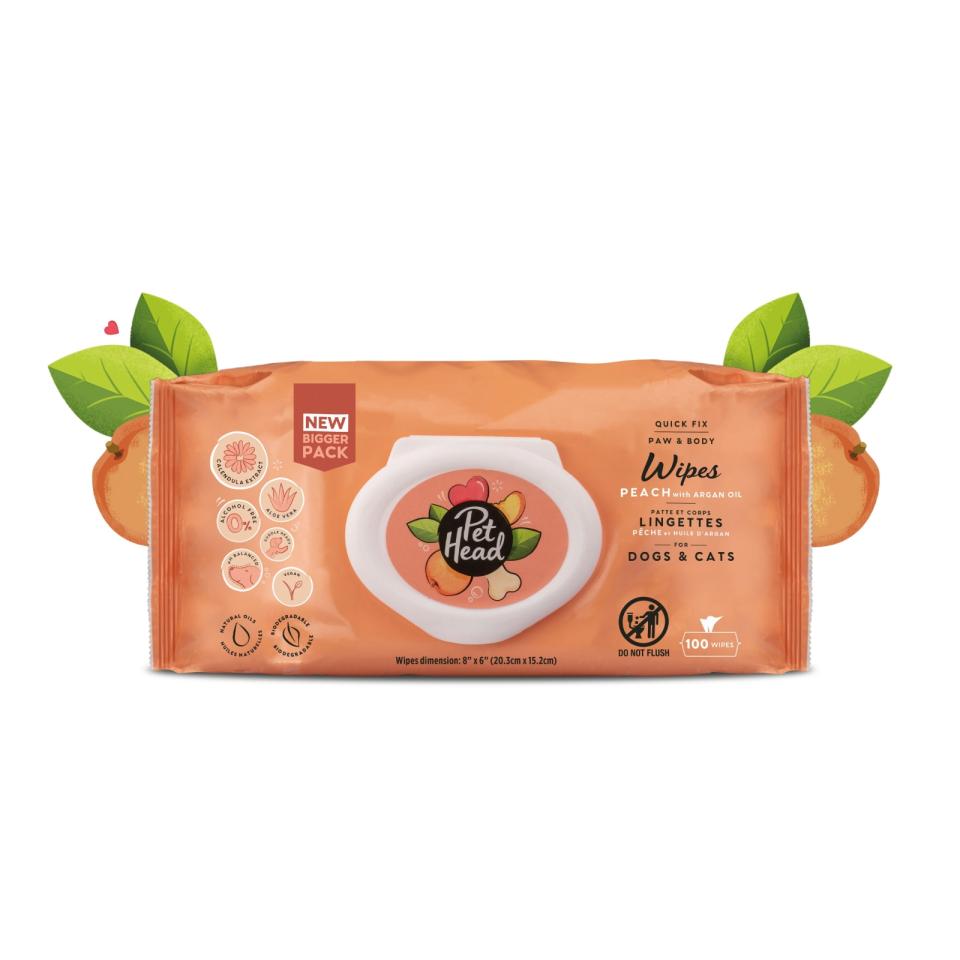 Pet Head Quick Fix Vådservietter til poter og pels