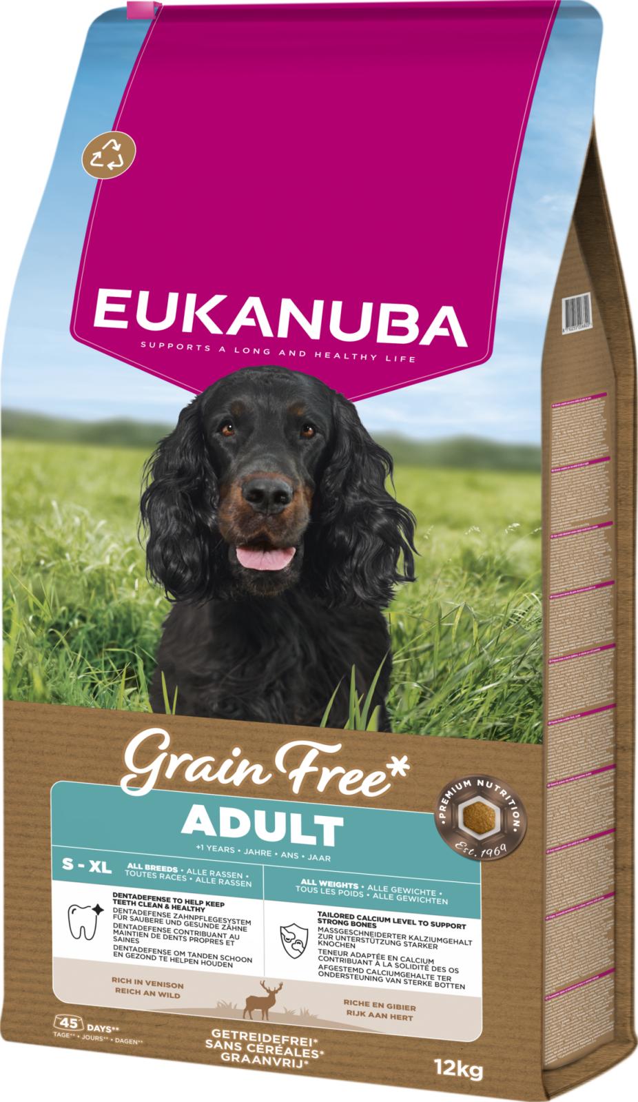 EUKANUBA Adult All Breed Grainfree Venison