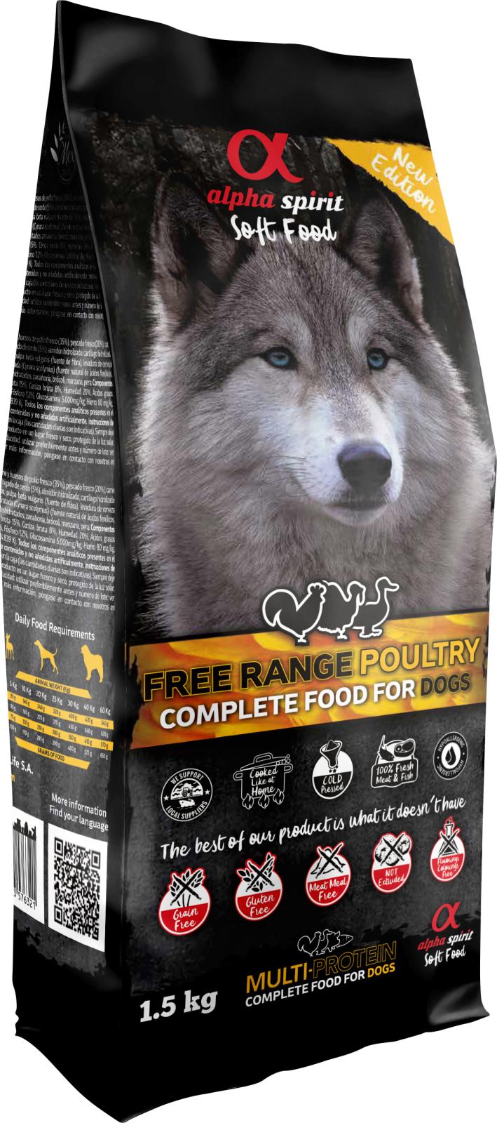 AlphaSpirit Fjerkræ komplet hundefoder