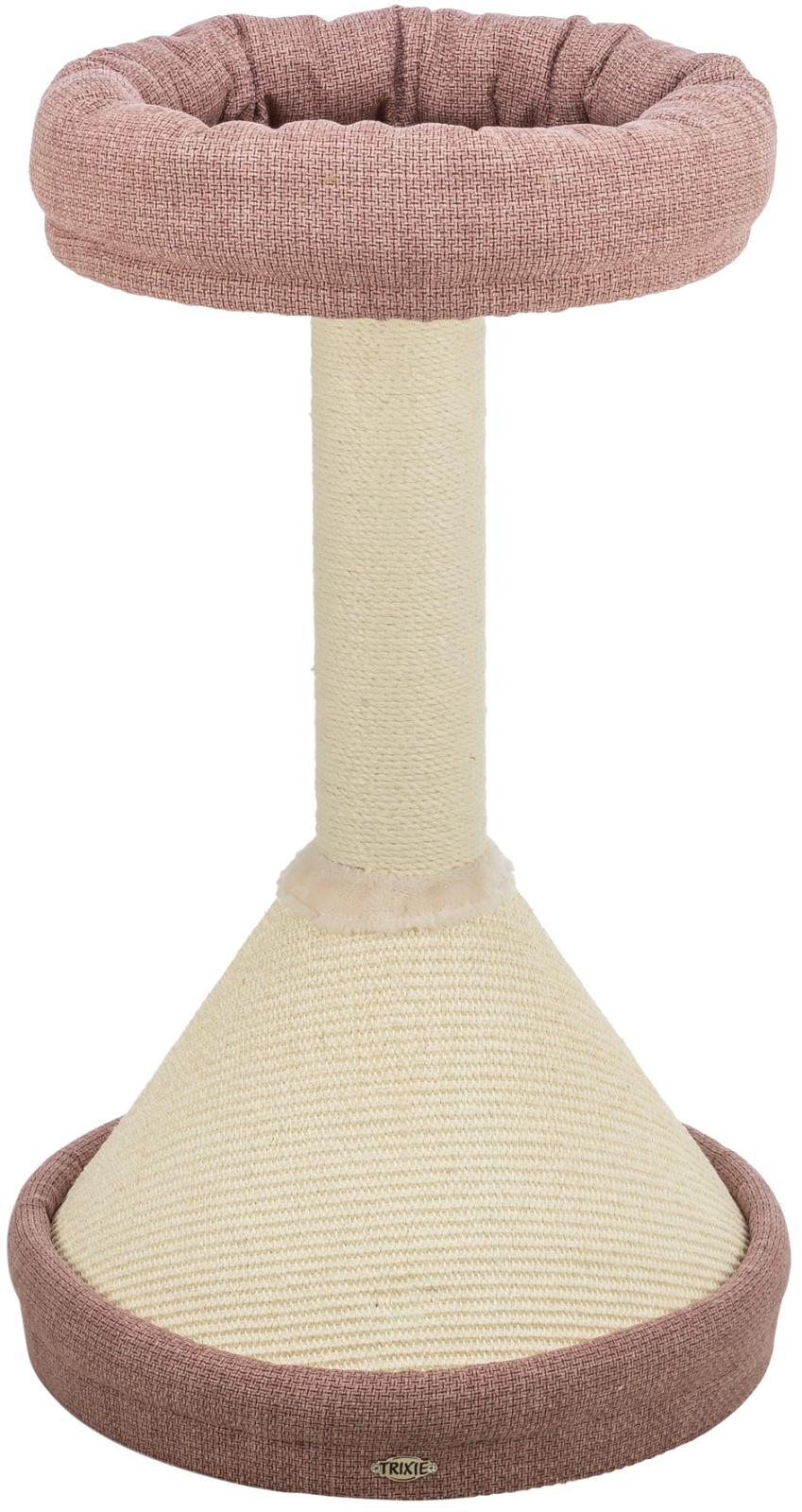 Trixie Viviana scratching tree, round