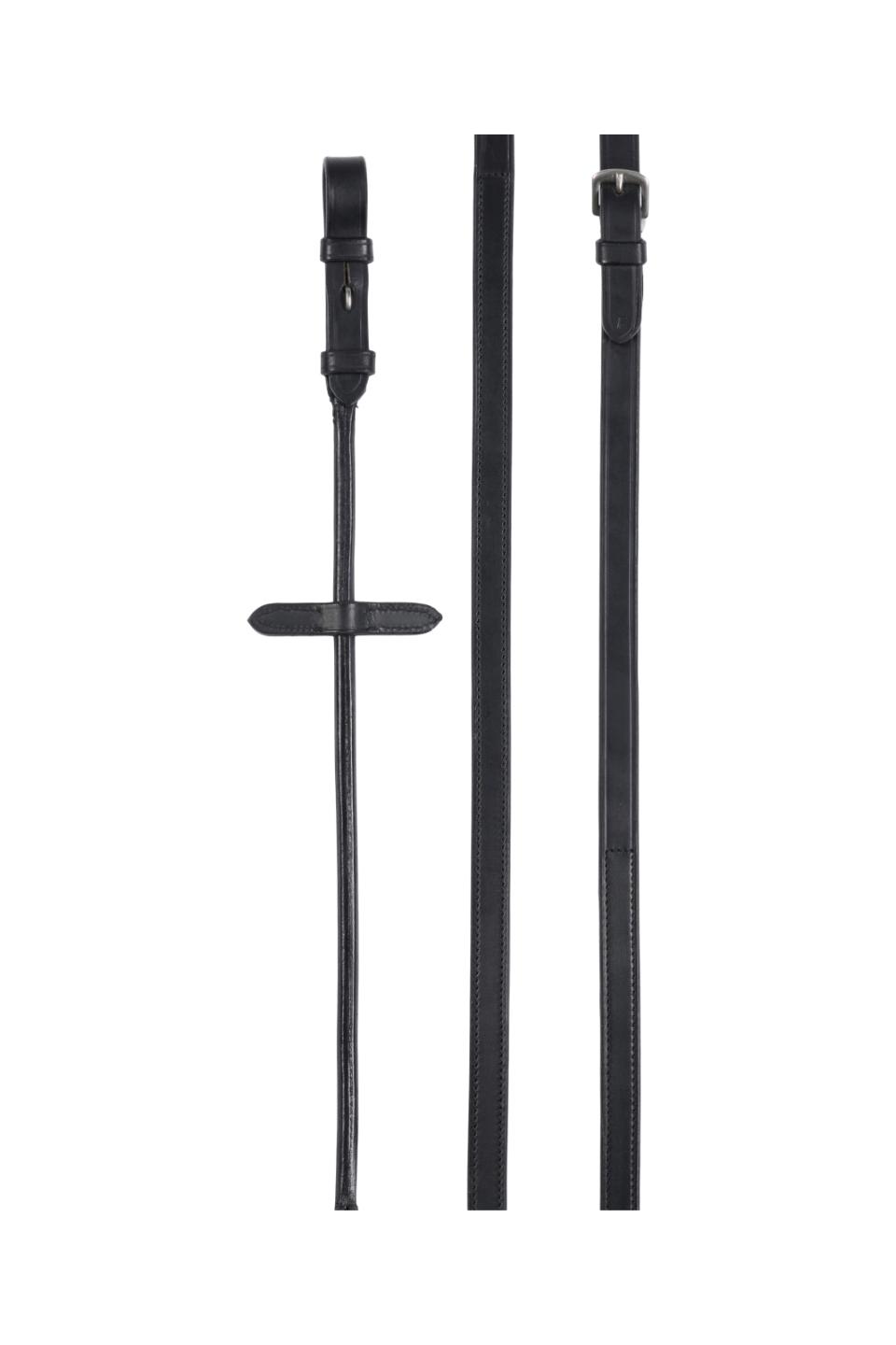 HorseGuard Rundsyet læder/gummi tøjle