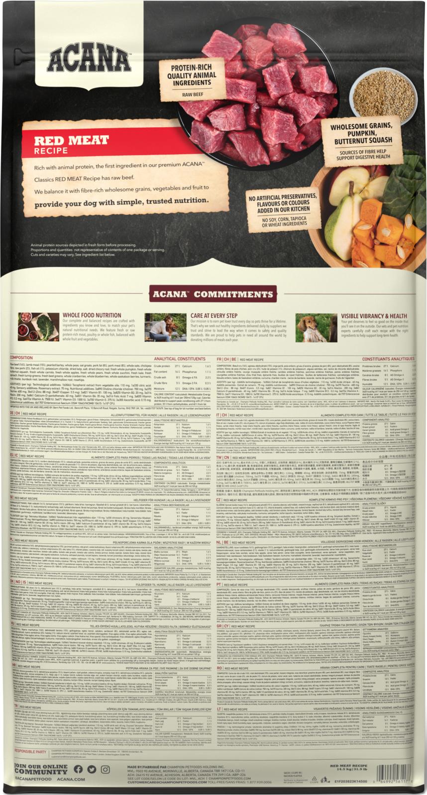 ACANA Classics Red (lam og svin)