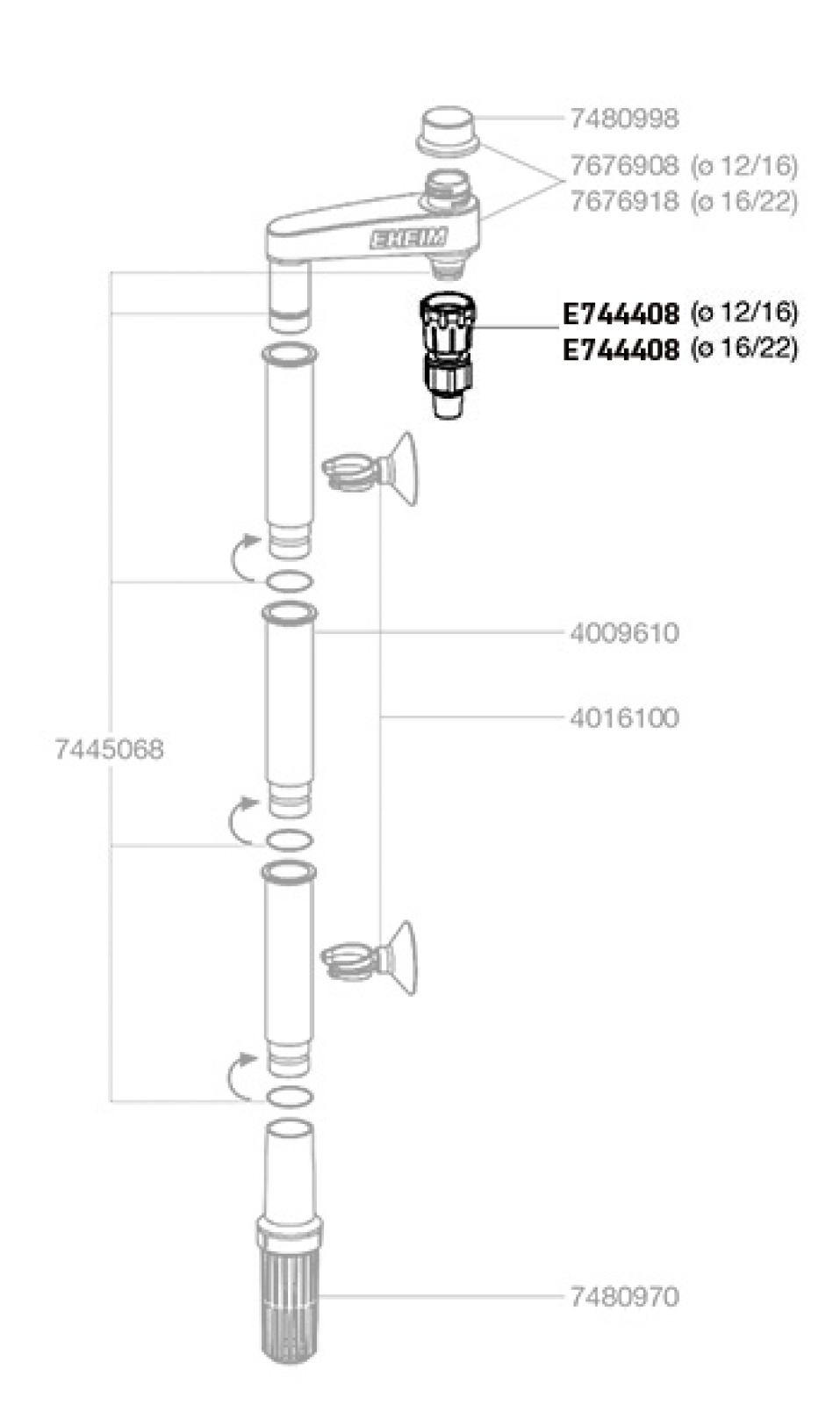 Eheim Slangekobling t/400430/10