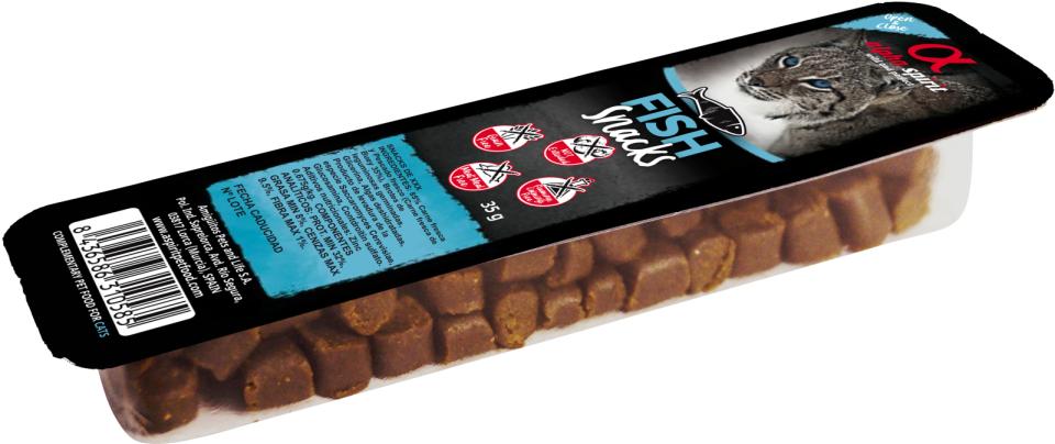 AlphaSpirit Cat Snack Fish, godis